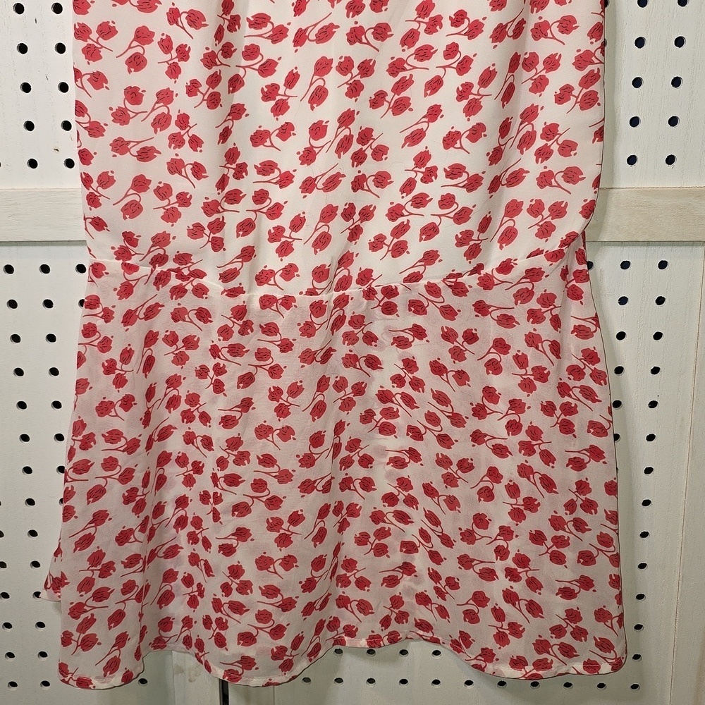 Dolce Vita Collection Size Small Floral Puff Sleeve Midi Dress - Picture 3 of 7